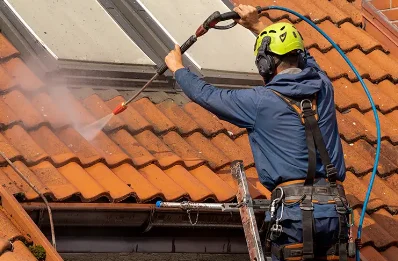 Démoussage et hydrofuge de toiture à Bernadets-Dessus